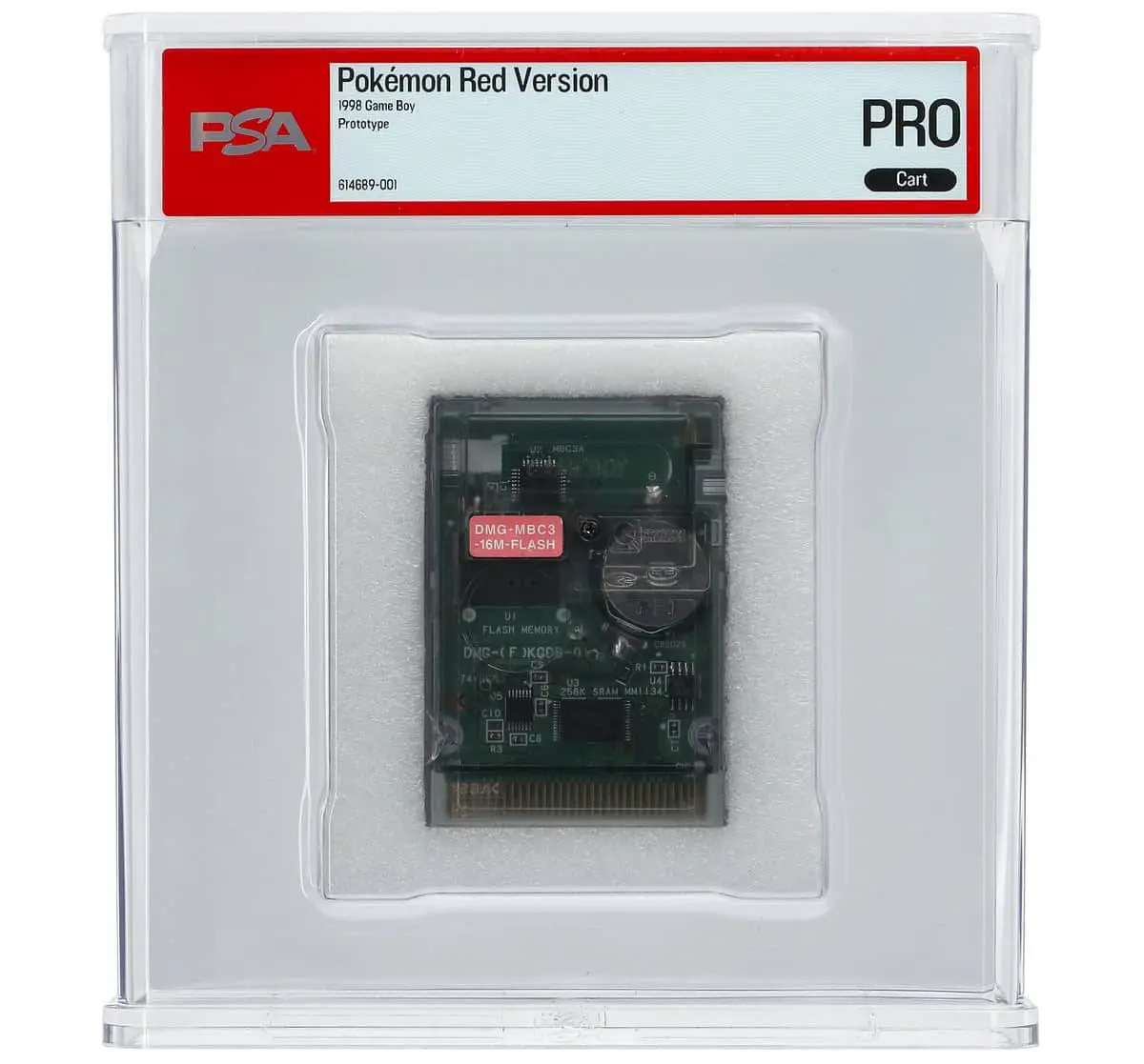 Pokemon Red development cartridge prototype