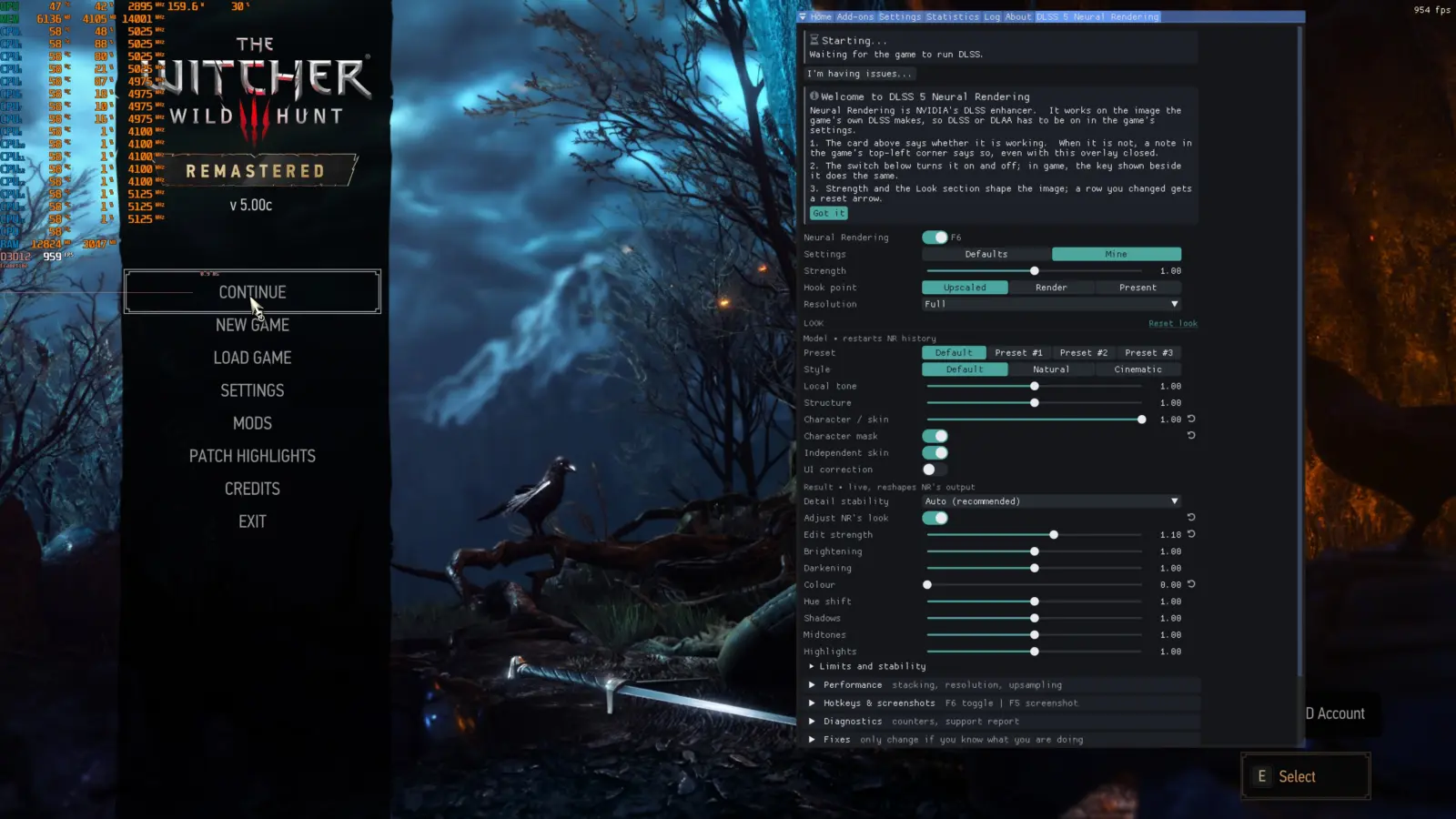 The Witcher 3 Remastered Path Tracing screenshot
