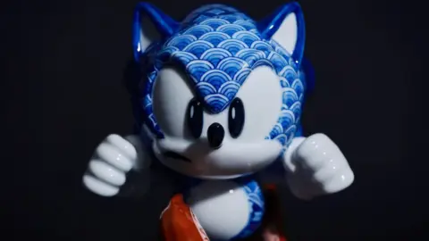 Sega Sonic the Hedgehog Arita Ware "Infinite Blue"