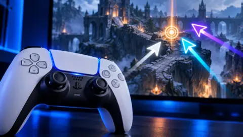 Sony Adaptive screen share pointer and reactions during gameplay
