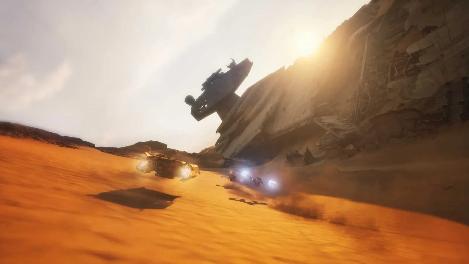Star Wars: Galactic Racer gameplay screenshot