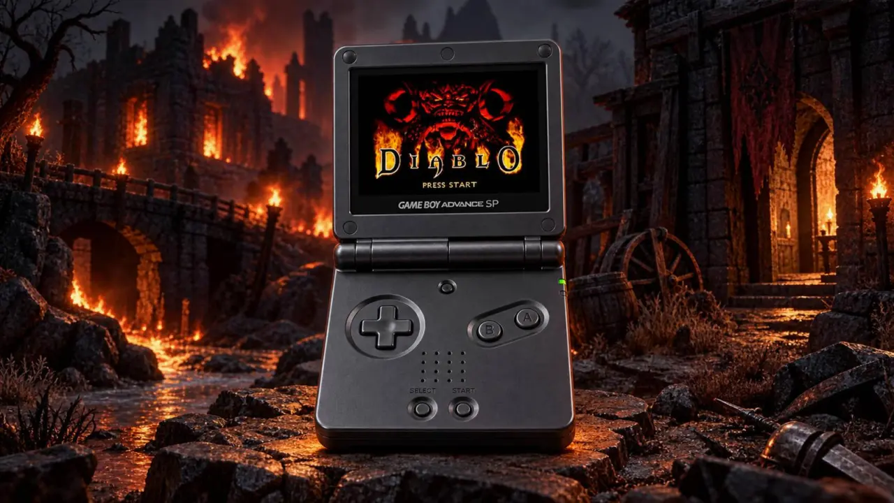 Unofficial Diablo port brings 4-player co-op and 16 levels to Game Boy Advance
