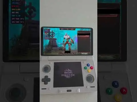 World of Warcraft gameplay on an Android handheld device