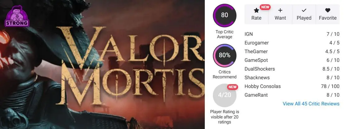 Valor Mortis gameplay screenshot showing first-person perspective