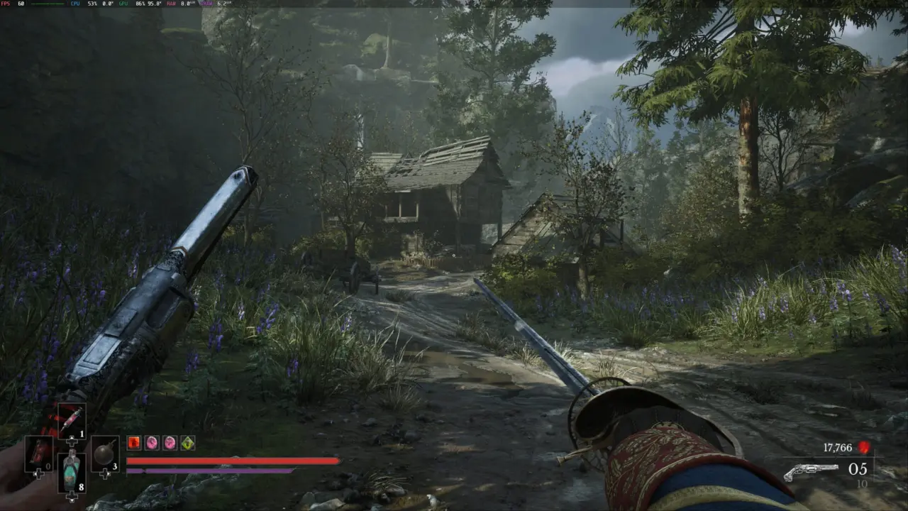 Valor Mortis runs at 60 FPS on Steam Machine with recommended 2K settings