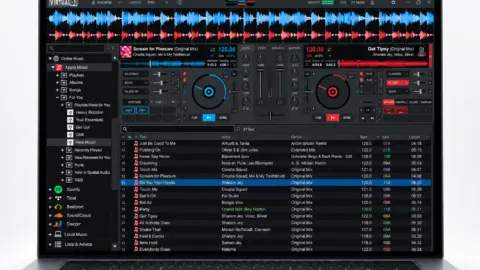 VirtualDJ build 9729 adds Apple Music integration, but stem separation remains unavailable